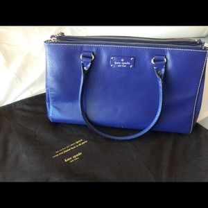 Kate Spade double zipper satchel with dust bag